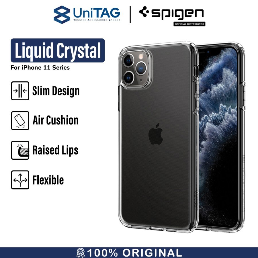 Case iPhone 11 Pro Max / 11 / XS Max / XR Spigen Liquid Crystal Casing