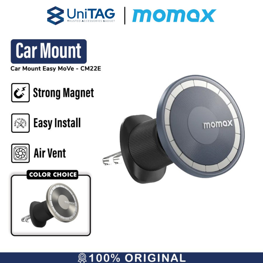 Momax Car Holder Air Vent / AC Magsafe MoVe - Space Grey CM22E