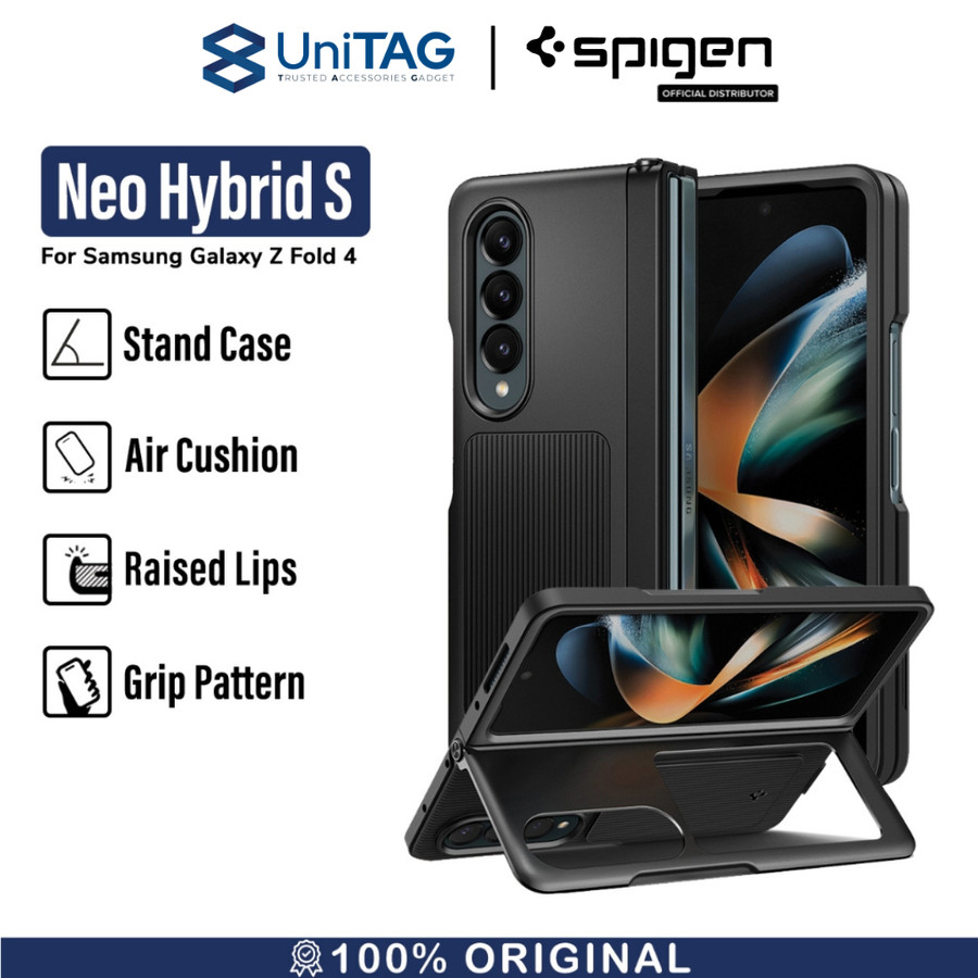 Spigen Galaxy Z Fold 4 Case Stand Neo Hybrid S - Black ACS05106