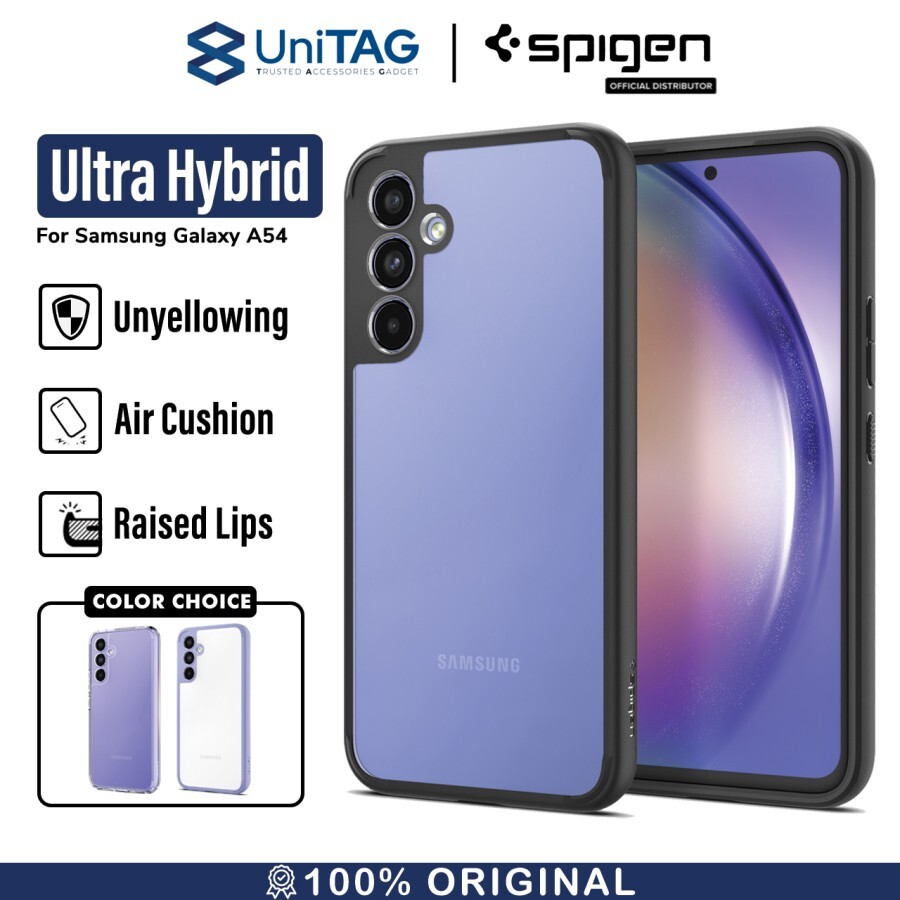 Spigen Galaxy A54 Case Ultra Hybrid - Matte Black ACS05887