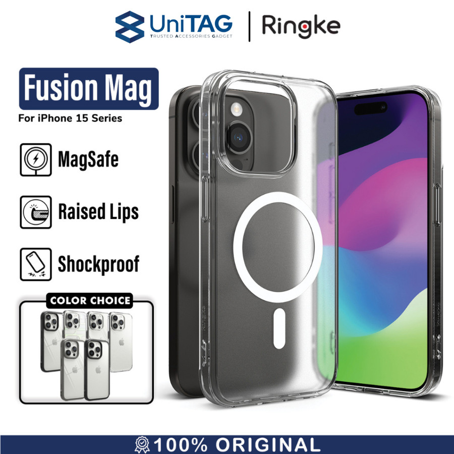 Ringke iPhone 15 Plus FUSION Magnetic - Matte Clear FMGM732E52