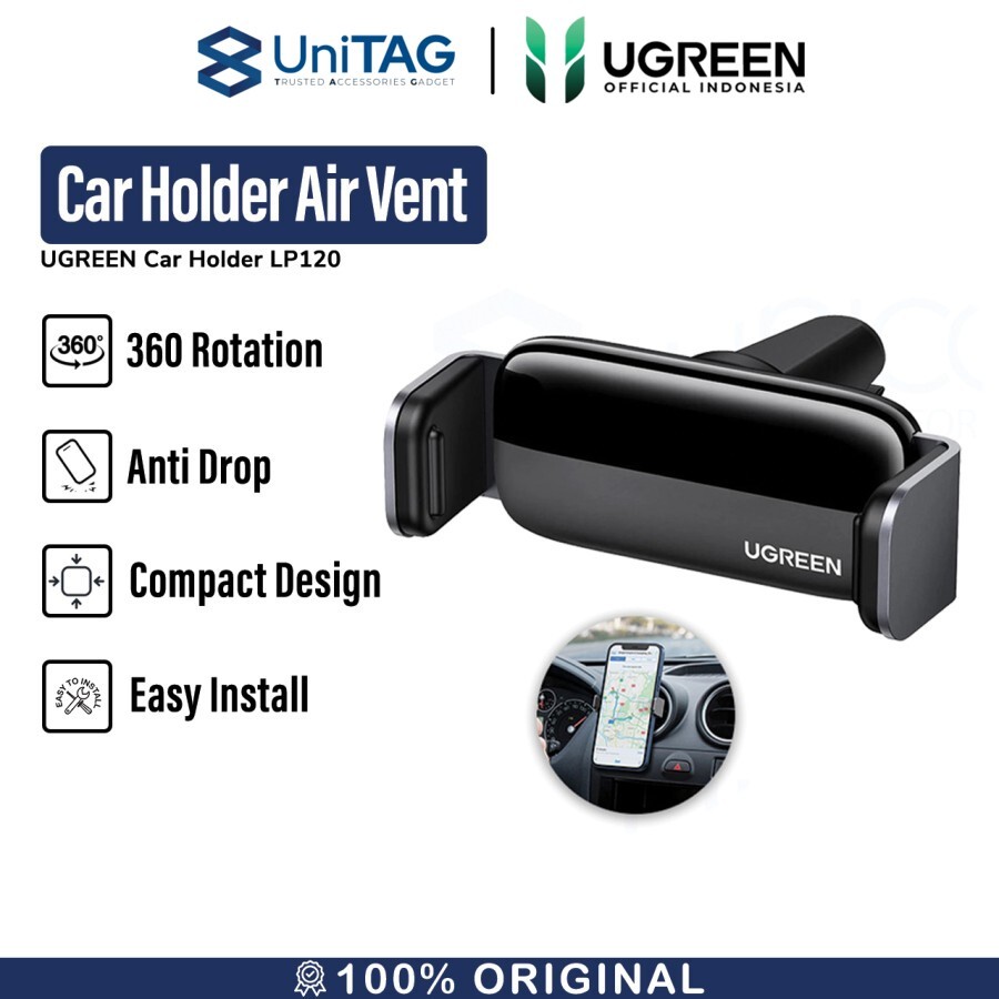 UGREEN Car Holder Air Vent / AC - Black LP120 10422