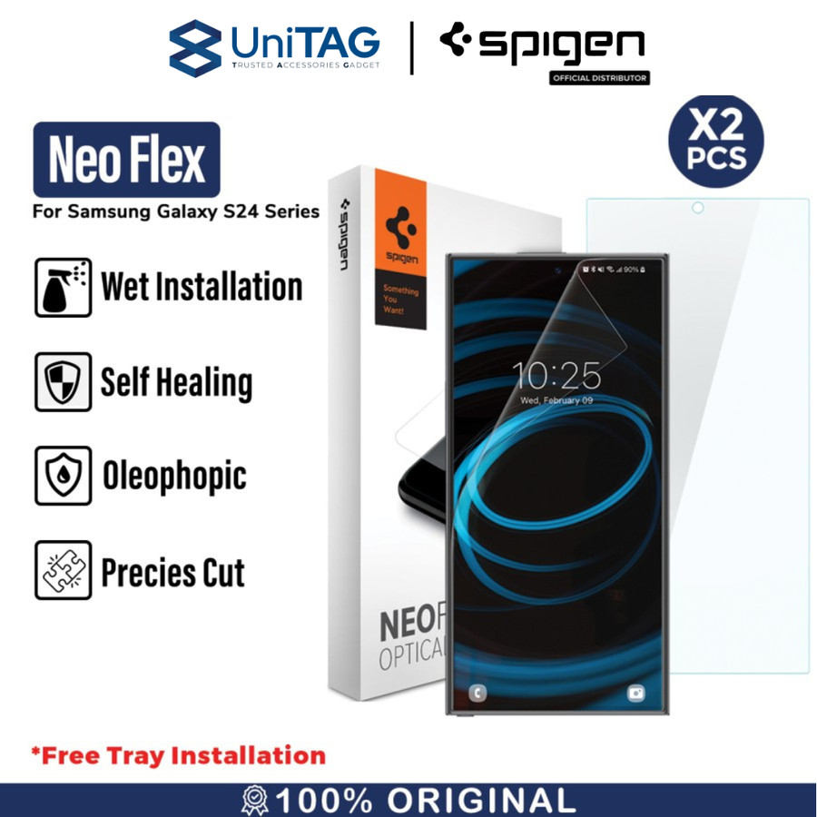 Spigen Galaxy S24 Screen Protector 2 Pack Neo Flex Solid - Transparency AFL07439 (Offline SKU)
