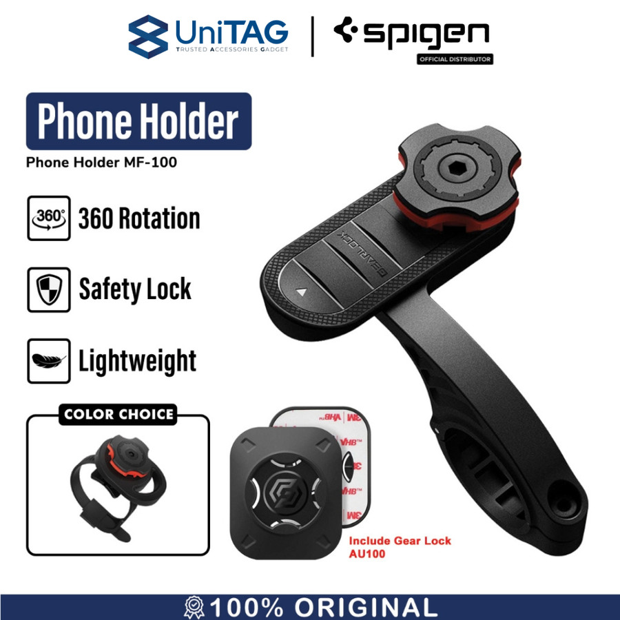 Spigen Bicycle Holder Gearlock MF100 Out Front Bike Mount - 000MP25056