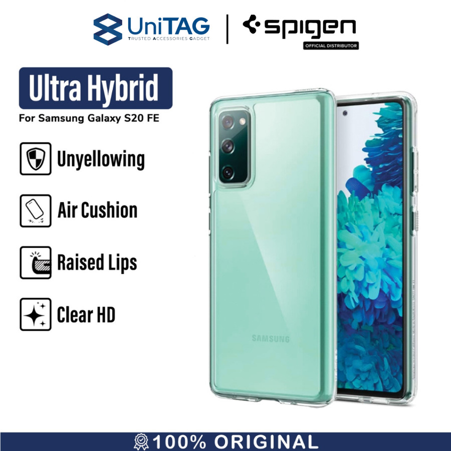 Spigen Galaxy S20 FE Case Ultra Hybrid - Crystal Clear ACS01848