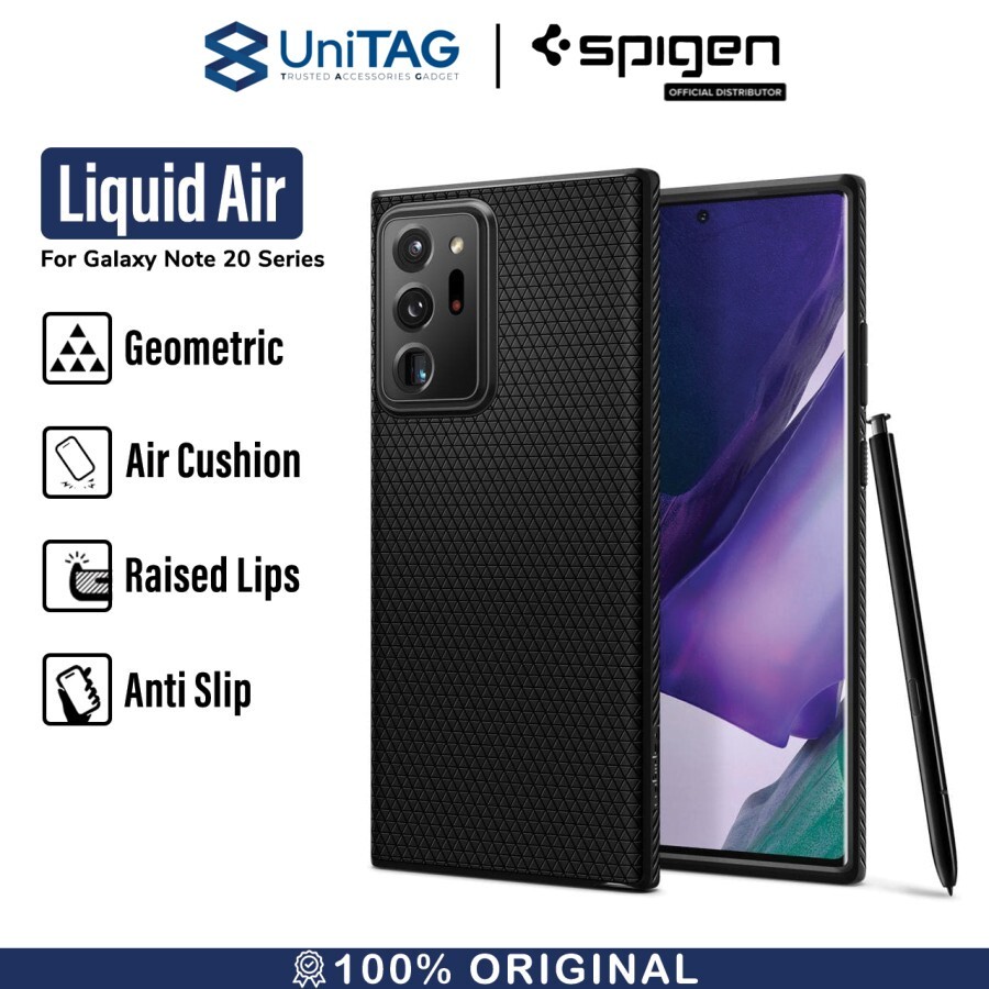Spigen Galaxy Note 20 Ultra Case Liquid Air - Black ACS01392-1