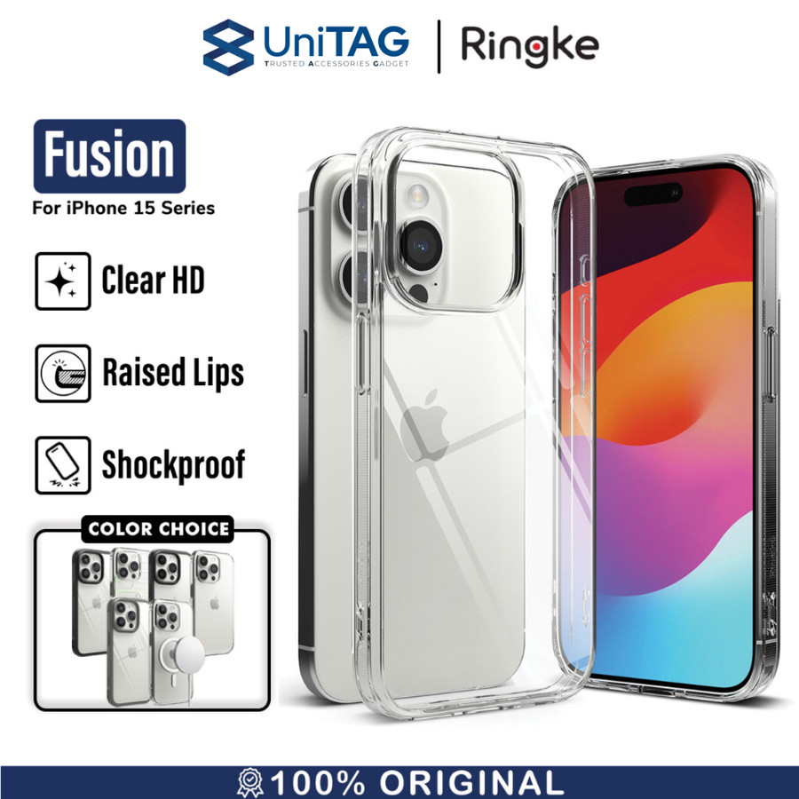 Ringke iPhone 15 Pro Max Case Fusion - Clear F742E52