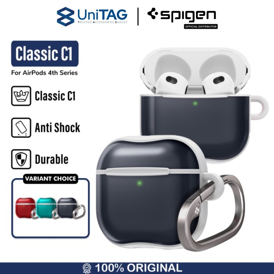 Spigen AirPods 4th Case Classic C1 - Graphite ACS08645