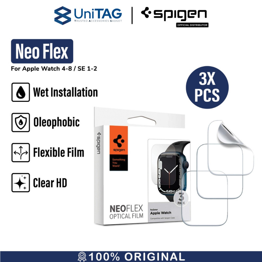 Screen Protector Apple Watch 8/7 45mm/41mm Spigen Neo Flex Anti Gores