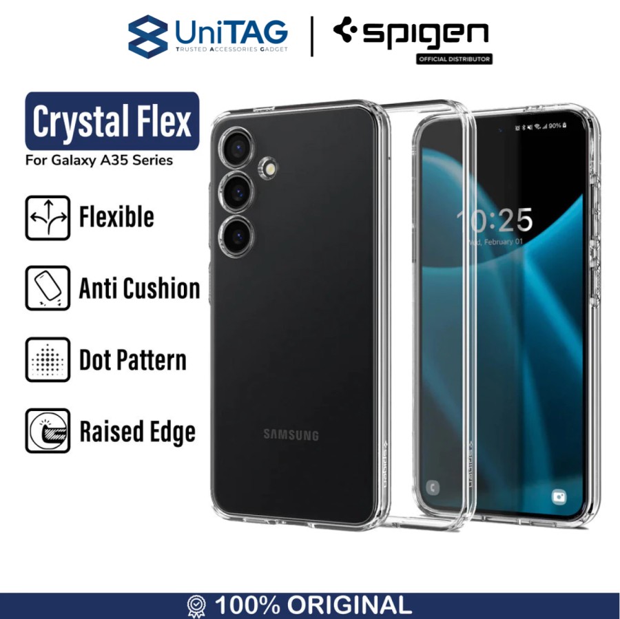 Spigen Galaxy A35 (2024) Case Crystal Flex - Crystal Clear ACS07522