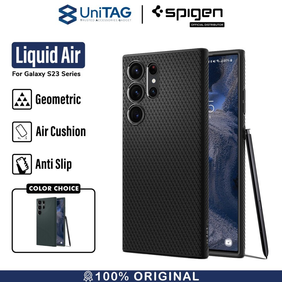 Spigen Galaxy S23 Case Liquid Air - Matte Black ACS05712