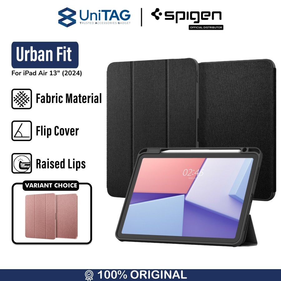 Spigen iPad Air 13" (2024) Case Urban Fit - Black ACS07671-1