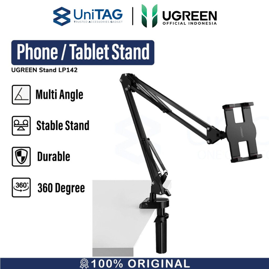 UGREEN Stand Tablet / HP Lazy Arm Tablet Holder - Black LP142 50394