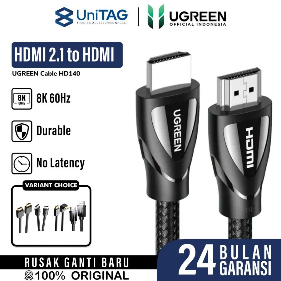 UGREEN Kabel Display HDMI to HDMI 2.1 8K Braided 3m - Black HD140 80404