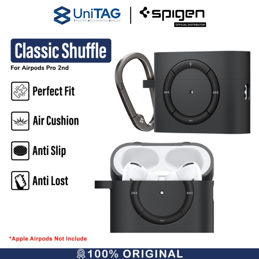Spigen AirPods Pro 2 Case Classic Shuffle - Charcoal ACS05486