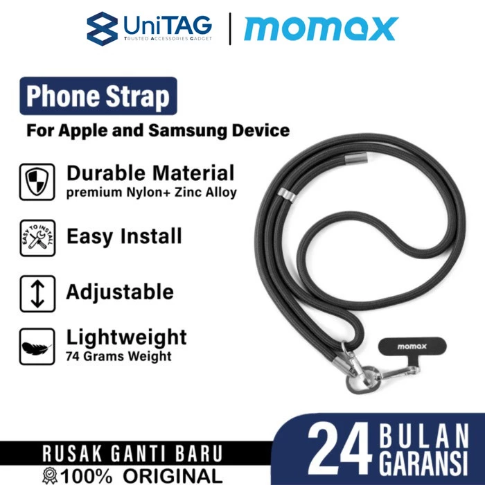 Momax Lanyard Body Strap - Gold SR39L2-1