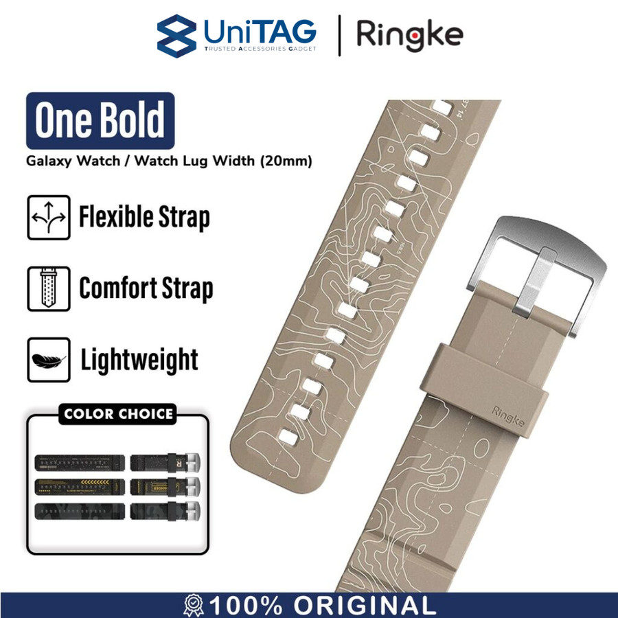 Ringke Galaxy Watch / Watch Lug Width (20mm) Rubber One Bold - Contour GW-CT-COM-B-20-12