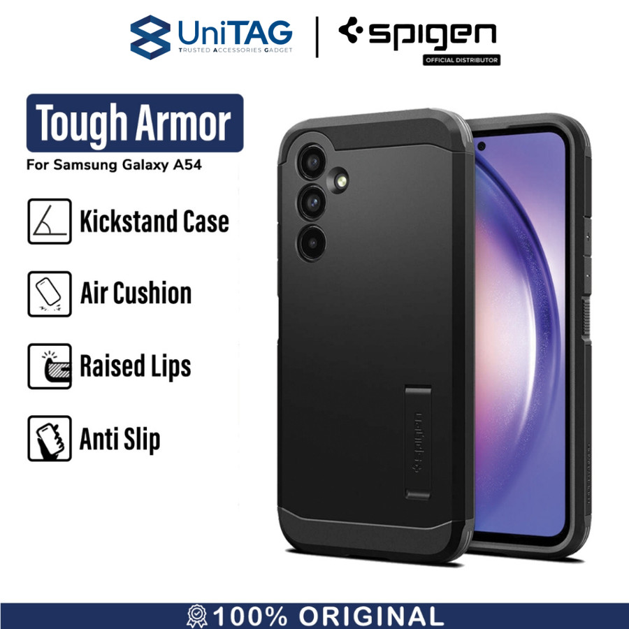 Spigen Galaxy A54 Case Stand Tough Armor - Black ACS05881