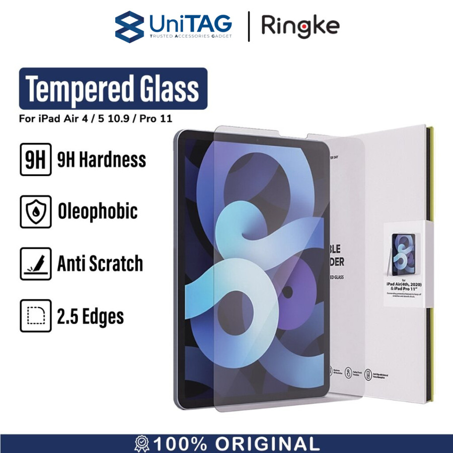 Ringke iPad Air 5 / 4 10.9" (2022 / 2020) / iPad Pro 11" (2022 / 2021 / 2020 / 2018) Tempered Glass 0.33mm - Clear IGAP0013
