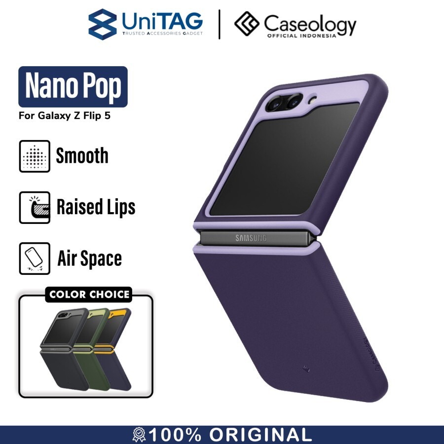 Caseology Galaxy Z Flip 5 Case Nano Pop - Grape Purple ACS06248
