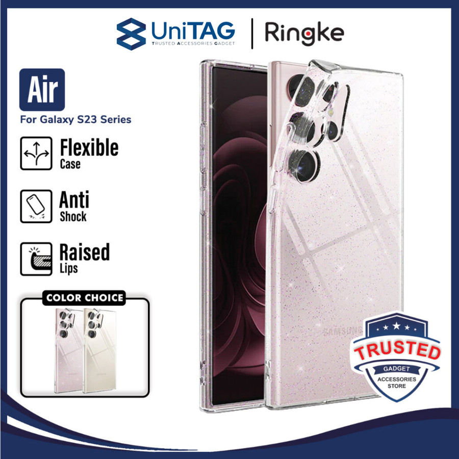 Ringke Galaxy S23 Ultra AIR - Glitter Clear A696E77