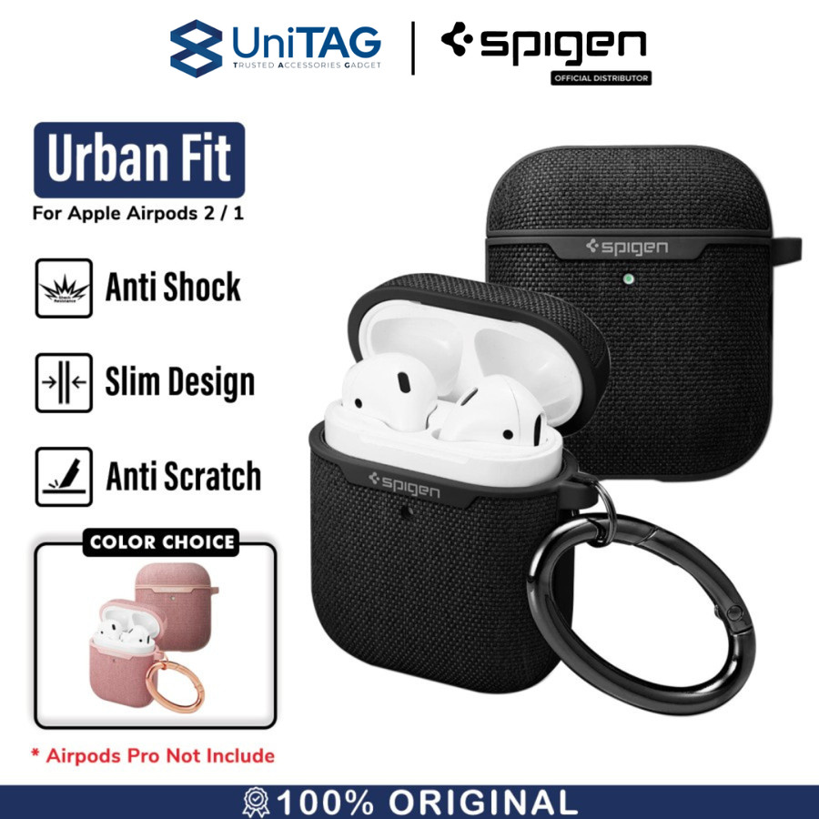 Apple Airpods 2 / 1 Case Spigen Urban Fit AirPod Casing Anti Gores