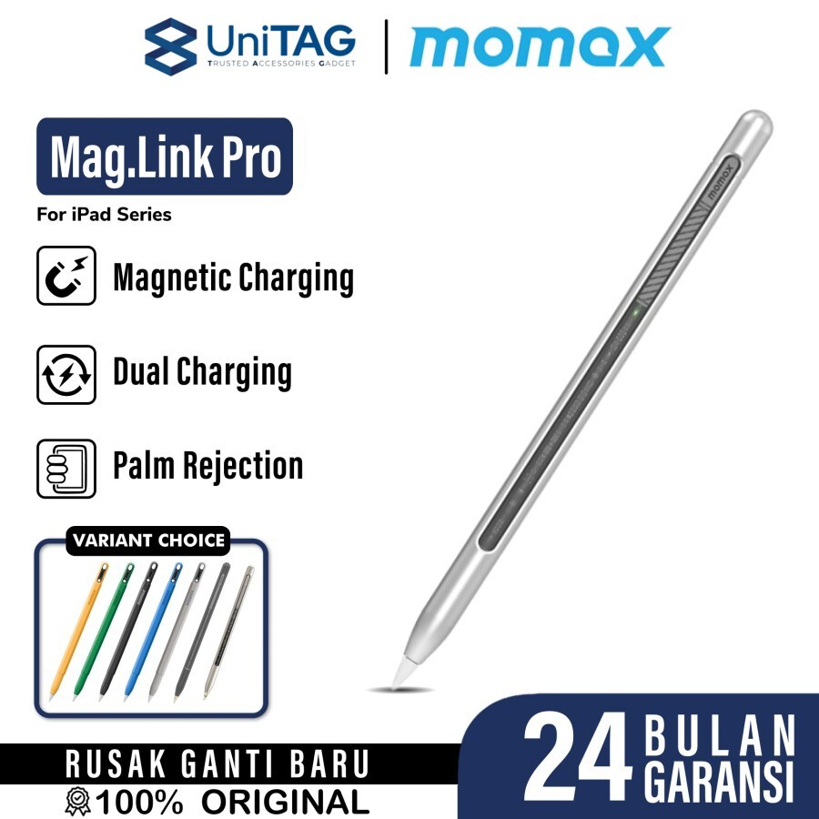 Momax Stylus Pen Mag.Link Pop Magnetic - Blue TP10B