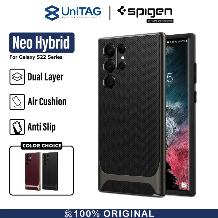 Spigen Galaxy S22 Ultra Case Neo Hybrid - Gunmetal ACS03926