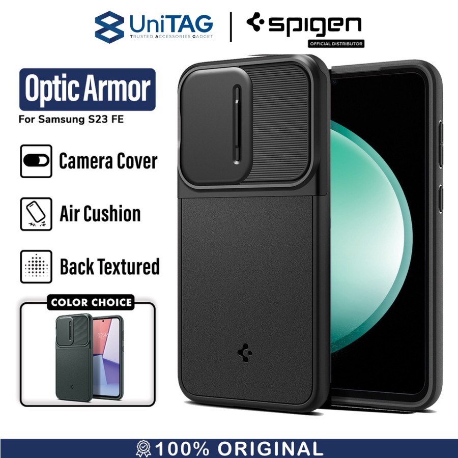 Case Samsung Galaxy S23 FE Spigen Optik Armor Camera Cover Casing