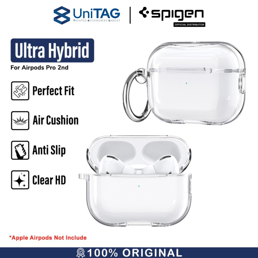 Spigen AirPods Pro 2 Case Ultra Hybrid - Crystal Clear ACS05481