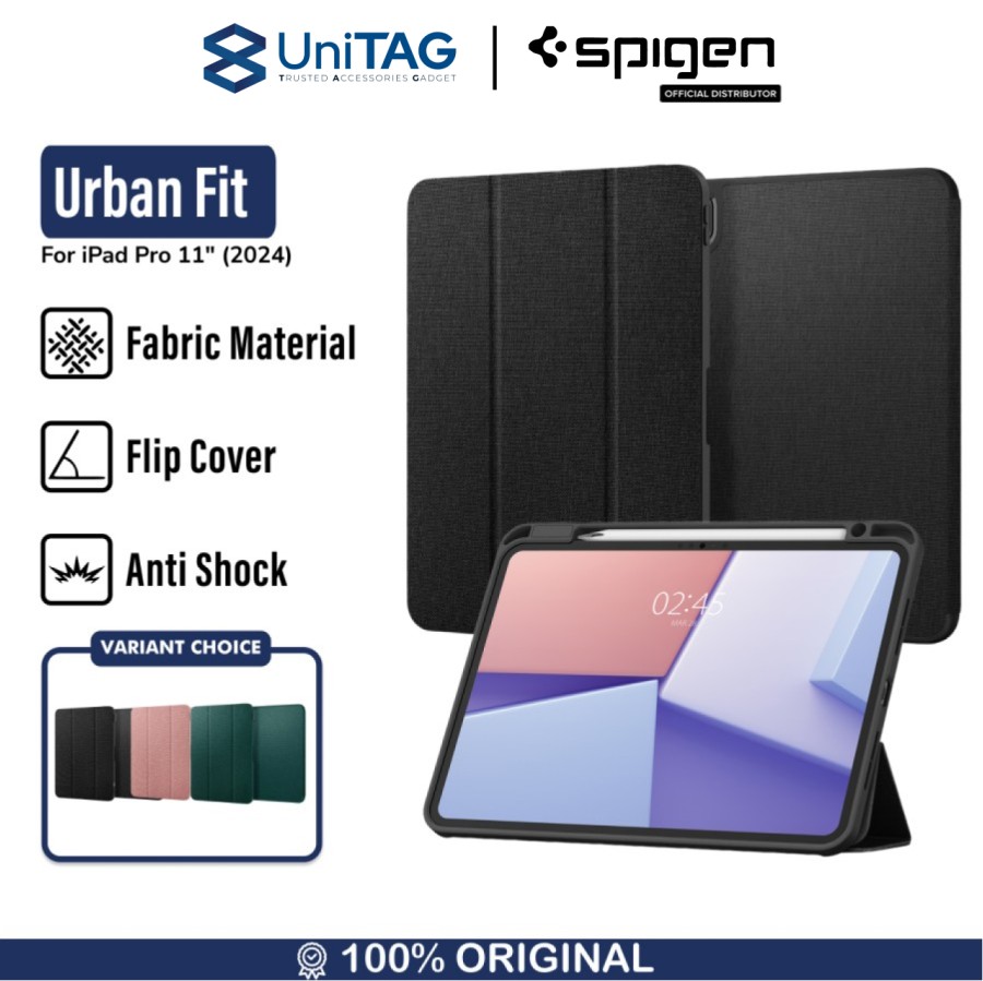 Spigen iPad Pro 11" (2025 / 2024) Case Urban Fit - Black ACS07020