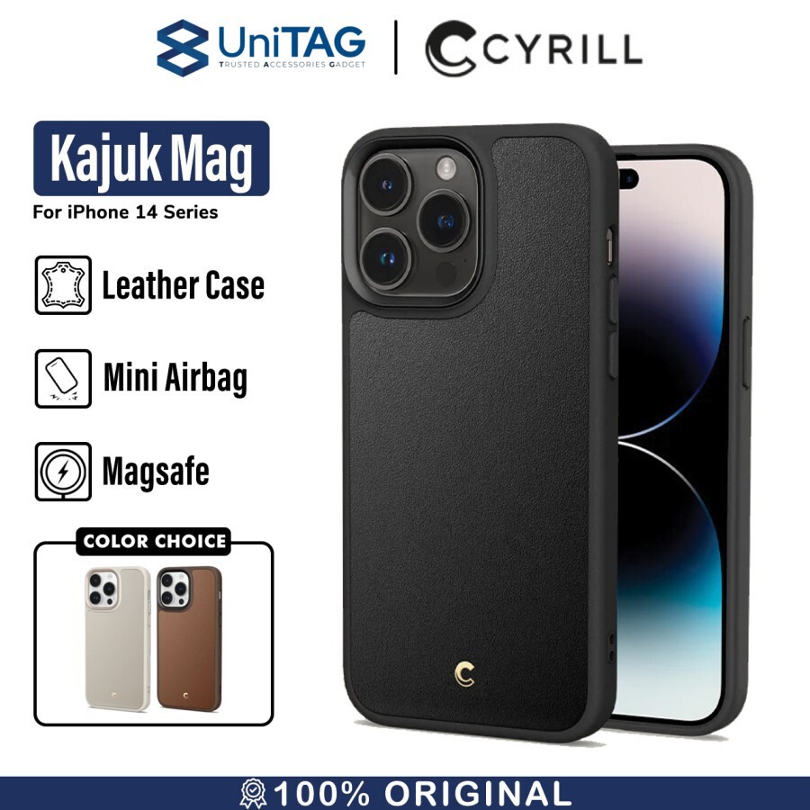 Cyrill iPhone 14 Pro Max Case Magsafe Kajuk Mag - Black ACS04879