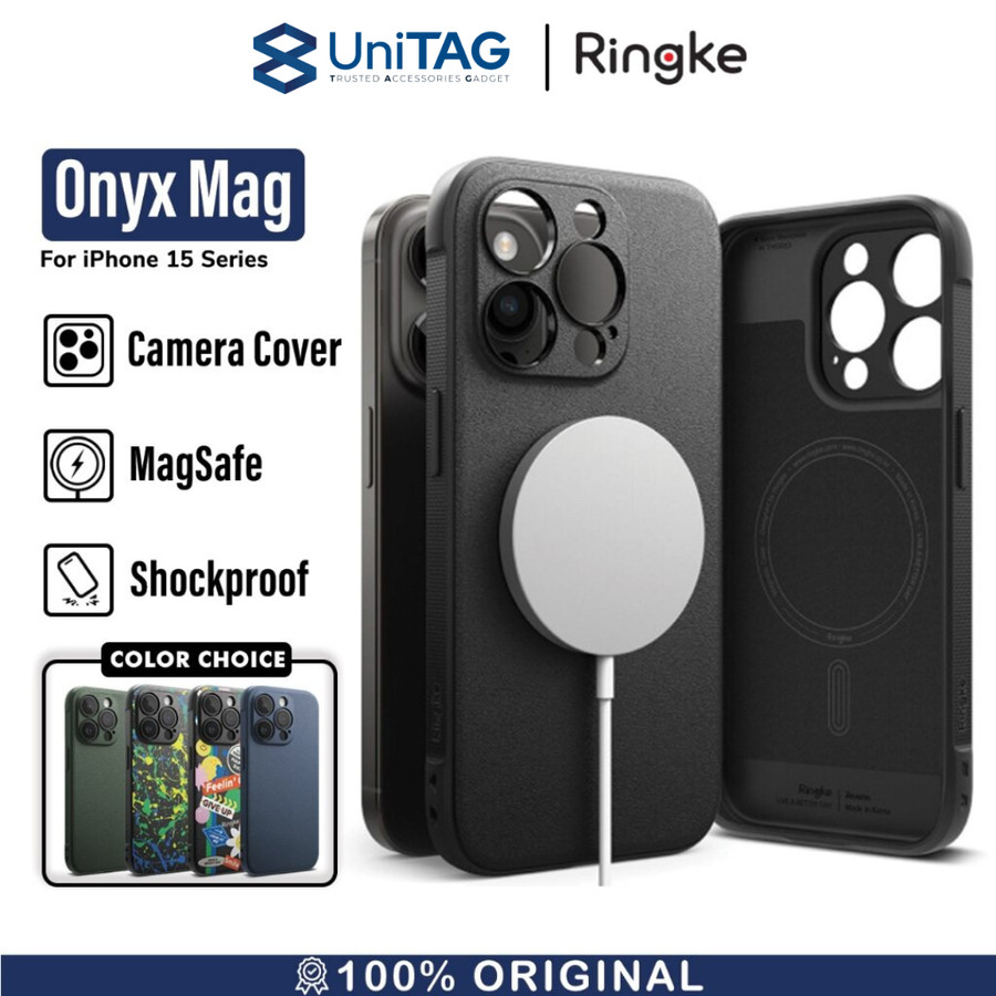 Ringke iPhone 15 Pro Case Onyx Magnetic - Black OMG741E55