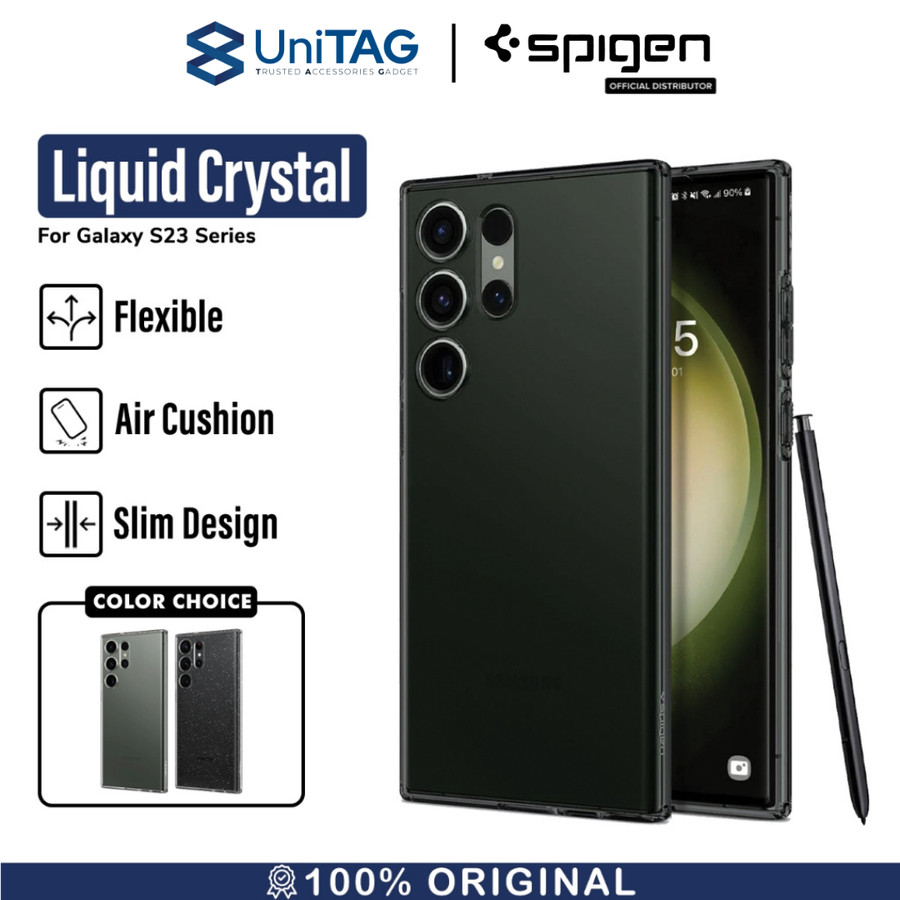Spigen Galaxy S23 Case Liquid Crystal - Space Crystal ACS05709