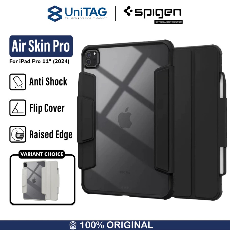 Spigen iPad Pro 11" (2024) Case Air Skin Pro - Black ACS07762-1