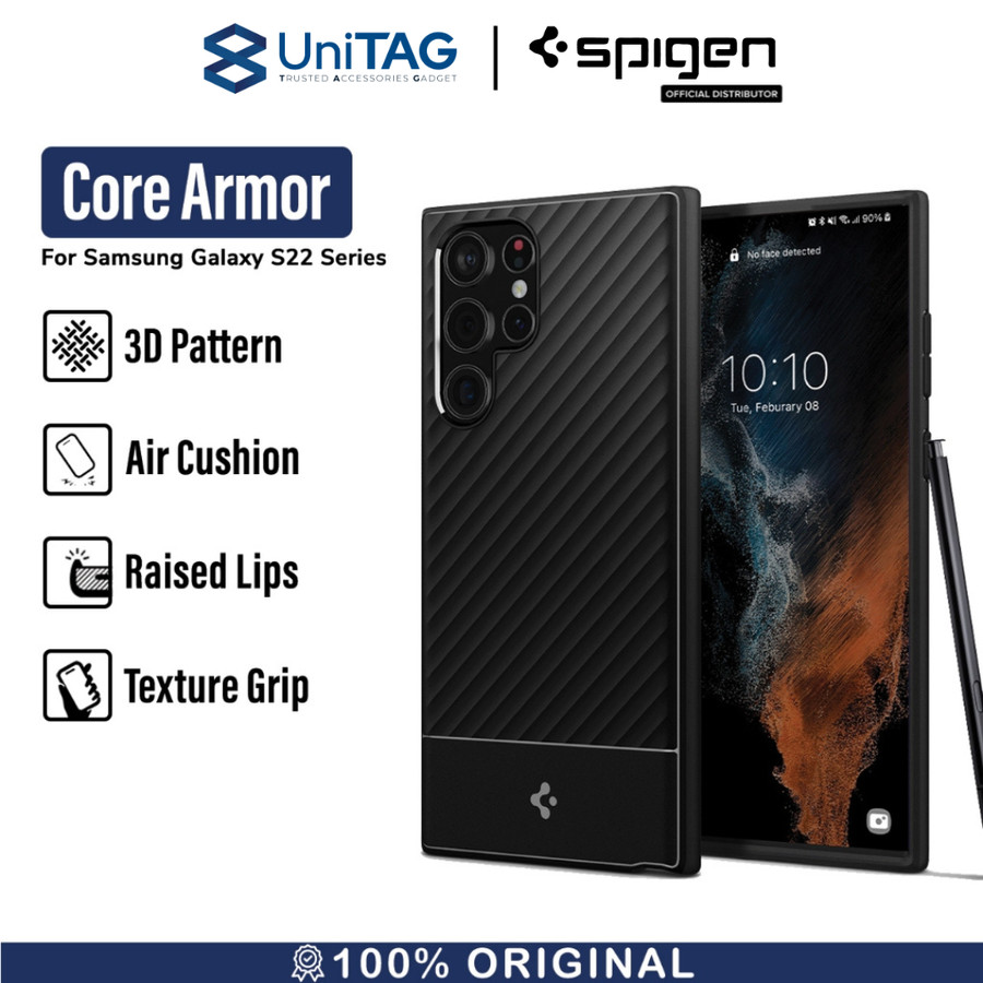 Spigen Galaxy S22 Ultra Case Core Armor - Matte Black ACS03946