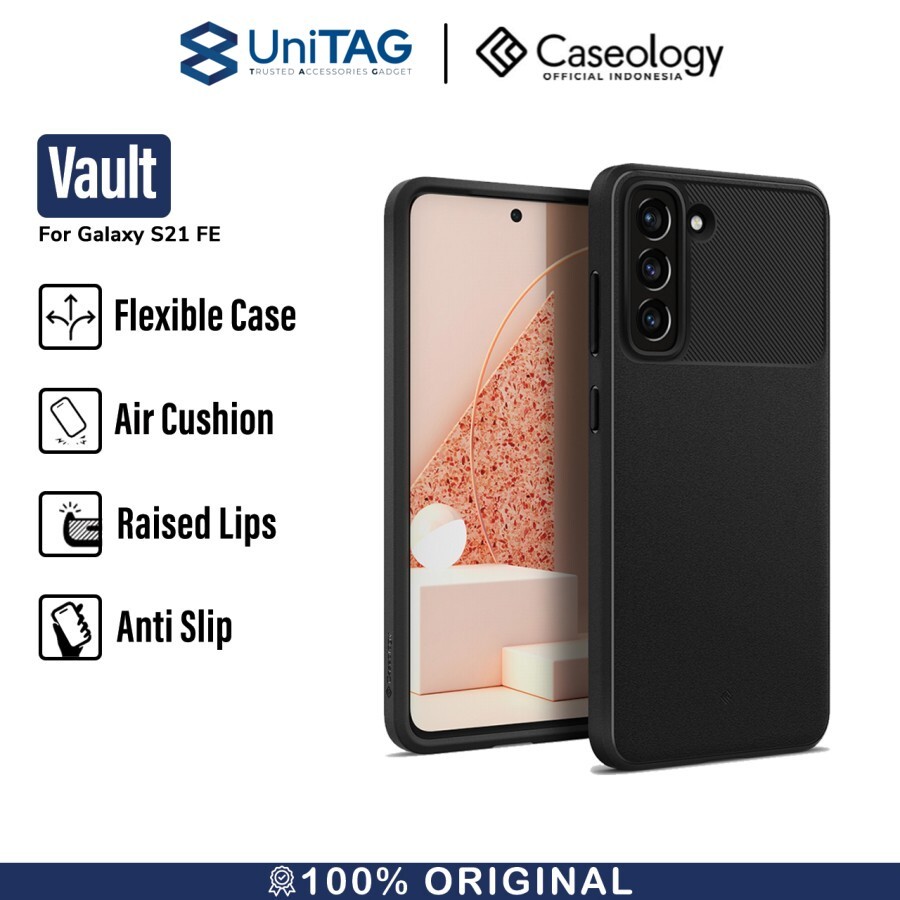 Caseology Galaxy S21 FE Case Vault - Matte Black ACS03062