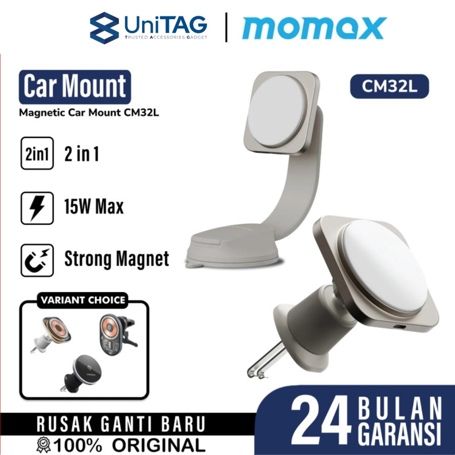 Car Holder Charger Mount 15W Wireless Air Vent Magnetic Fast Charging
