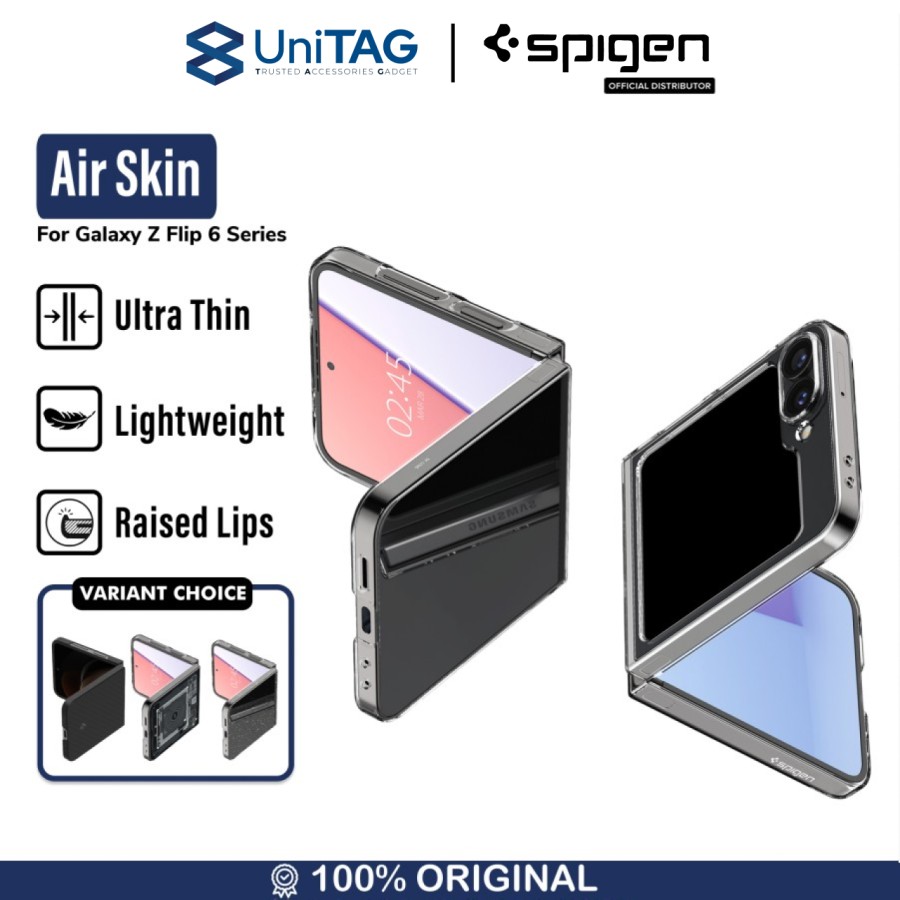 Spigen Galaxy Z Flip 6 Case Air Skin - Crystal Clear ACS07836