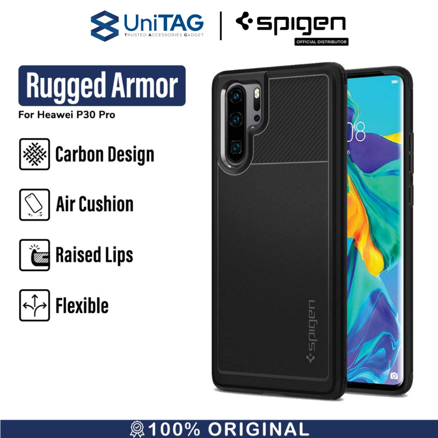 Spigen Huawei P30 Pro Case Rugged Armor - Matte Black L37CS25725