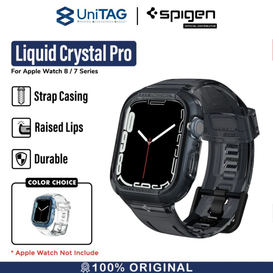 Spigen Apple Watch 45mm / 44mm Case Strap Liquid Crystal Pro - Space Crystal ACS04173