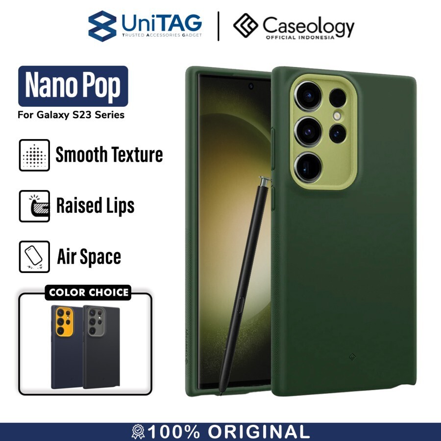 Caseology Galaxy S23 Ultra Case Nano Pop - Avo Green ACS05989