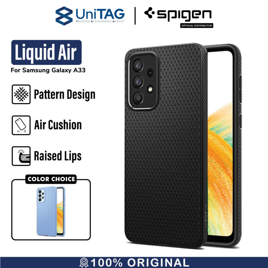Spigen Galaxy A33 Case Liquid Air - Matte Black ACS04318