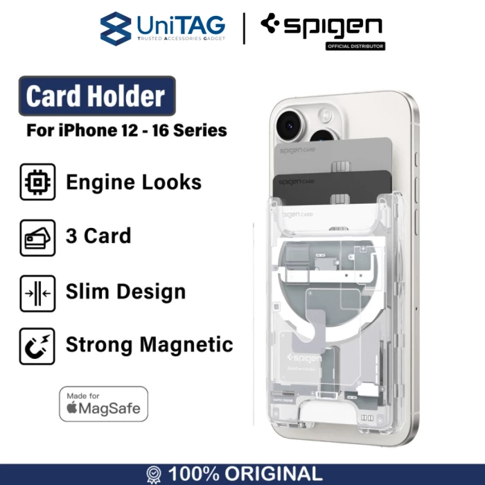 Spigen Card Holder Magsafe Ultra Hybrid Zero One - White AFA07401
