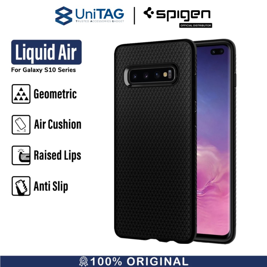 Spigen Galaxy S10 Plus Case Liquid Air - Matte Black 606CS25764