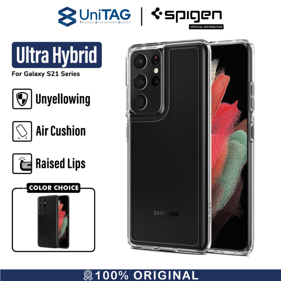 Spigen Galaxy S21 Ultra Case Ultra Hybrid - Crystal Clear ACS02351