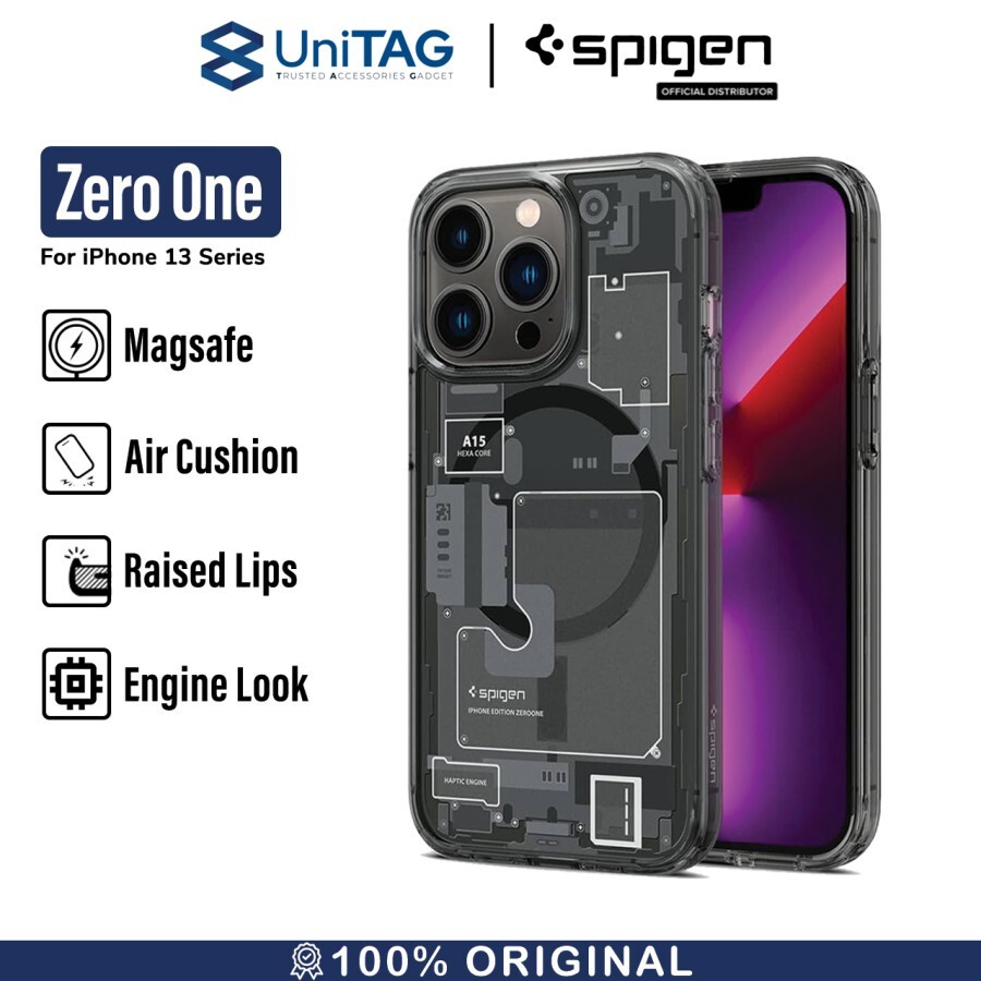 Case iPhone 13 Pro Max Mini Spigen Ultra Hybrid Zero One MagSafe Cover