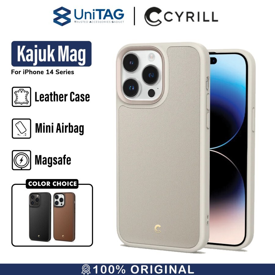 Cyrill iPhone 14 Pro Case Magsafe Kajuk Mag - Cream ACS05027