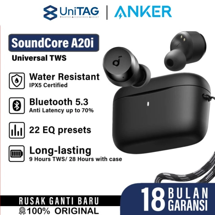 Anker TWS Soundcore A20i - Black A3948H12