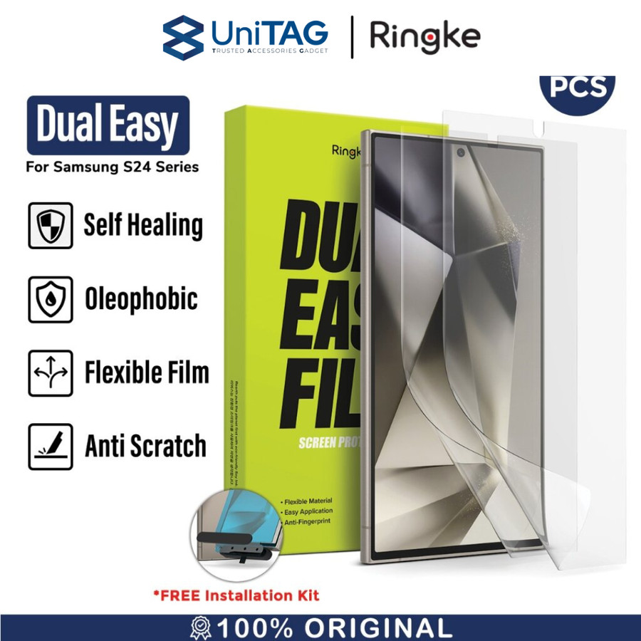 Ringke Galaxy S24 Ultra Screen Protector Dual Easy Film - (2 Pack) D2E059